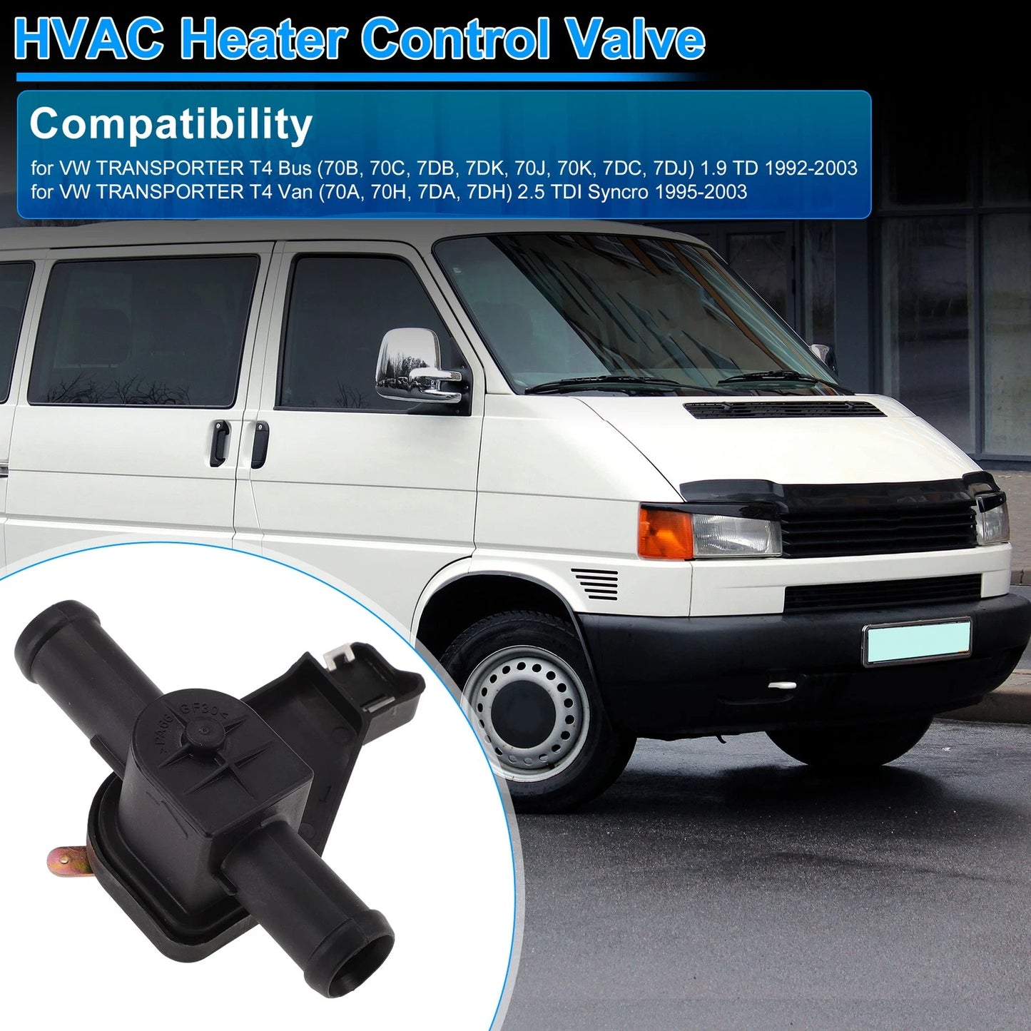 Heater Control Valve for VW Transporter T4 (1992–2003) 701819809D