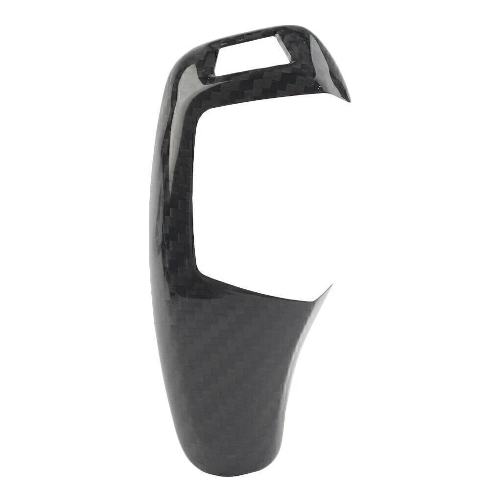 5X Carbon Fiber Look Steering Wheel Cover Trim for BMW 5 Series E60 E61 (2003–2010)