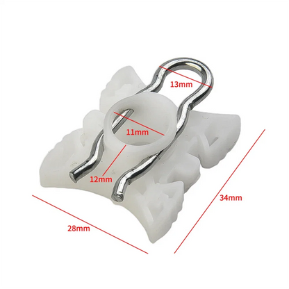 4 Pcs Window Regulator Sliding Pivot Clips for BMW E32 E34 E36 E92 E93 (1982-2013)
