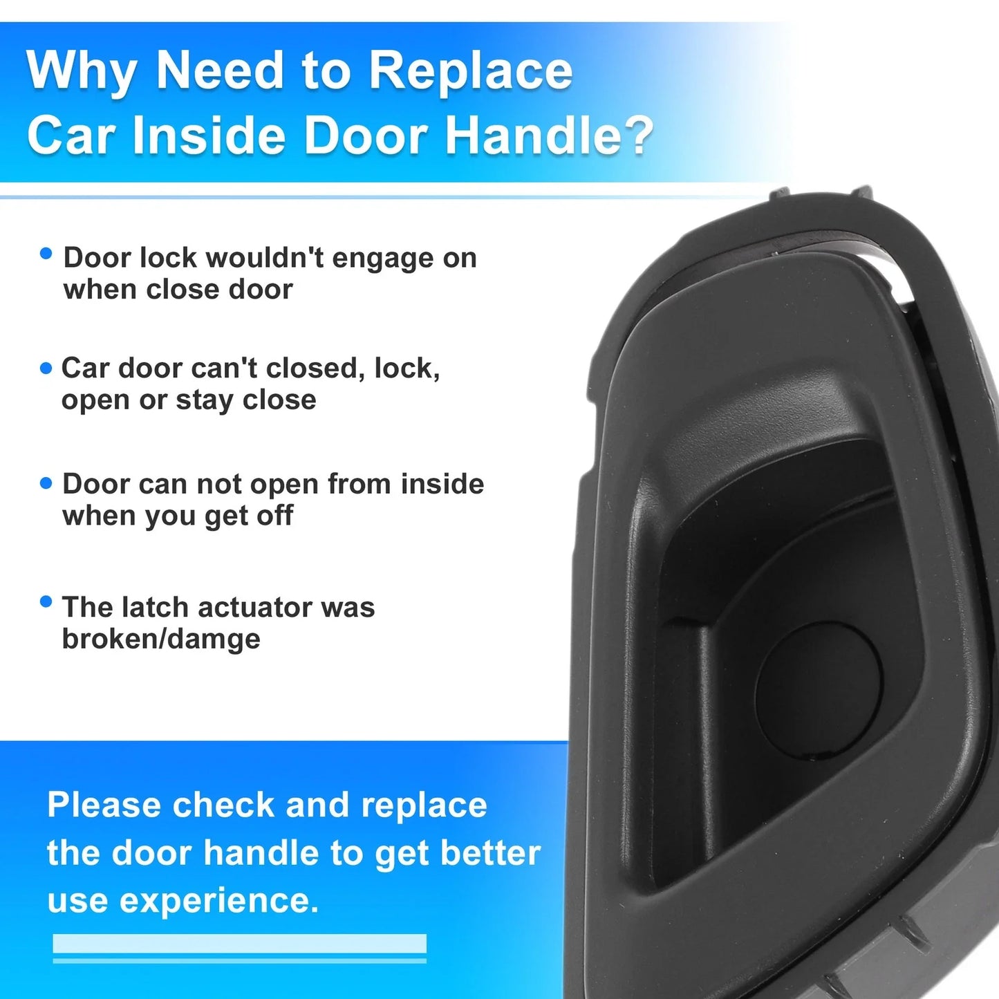 Driver Side Interior Door Handle for Chevrolet Spark (2013-2015)