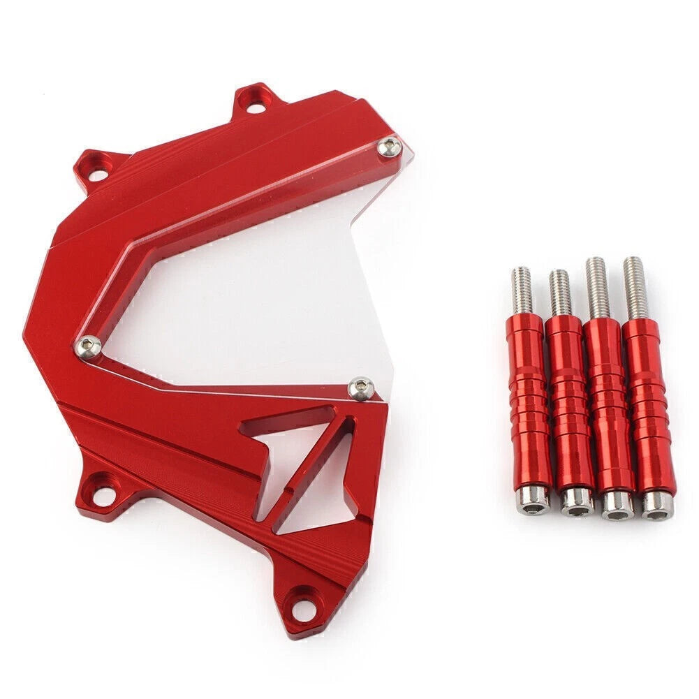 Engine Front Sprocket Cover Chain Guard for Kawasaki Z800 (2013–2016) Red