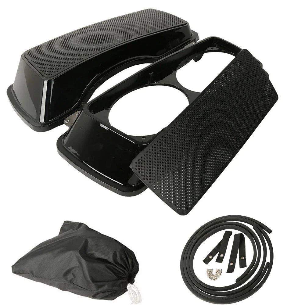 Dual 6x9'' Saddlebag Speaker Lids for Harley Electra Street Road Glide (93-13)