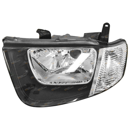 Headlight Pair with Clear Flasher for Mitsubishi Triton (2006–2009)