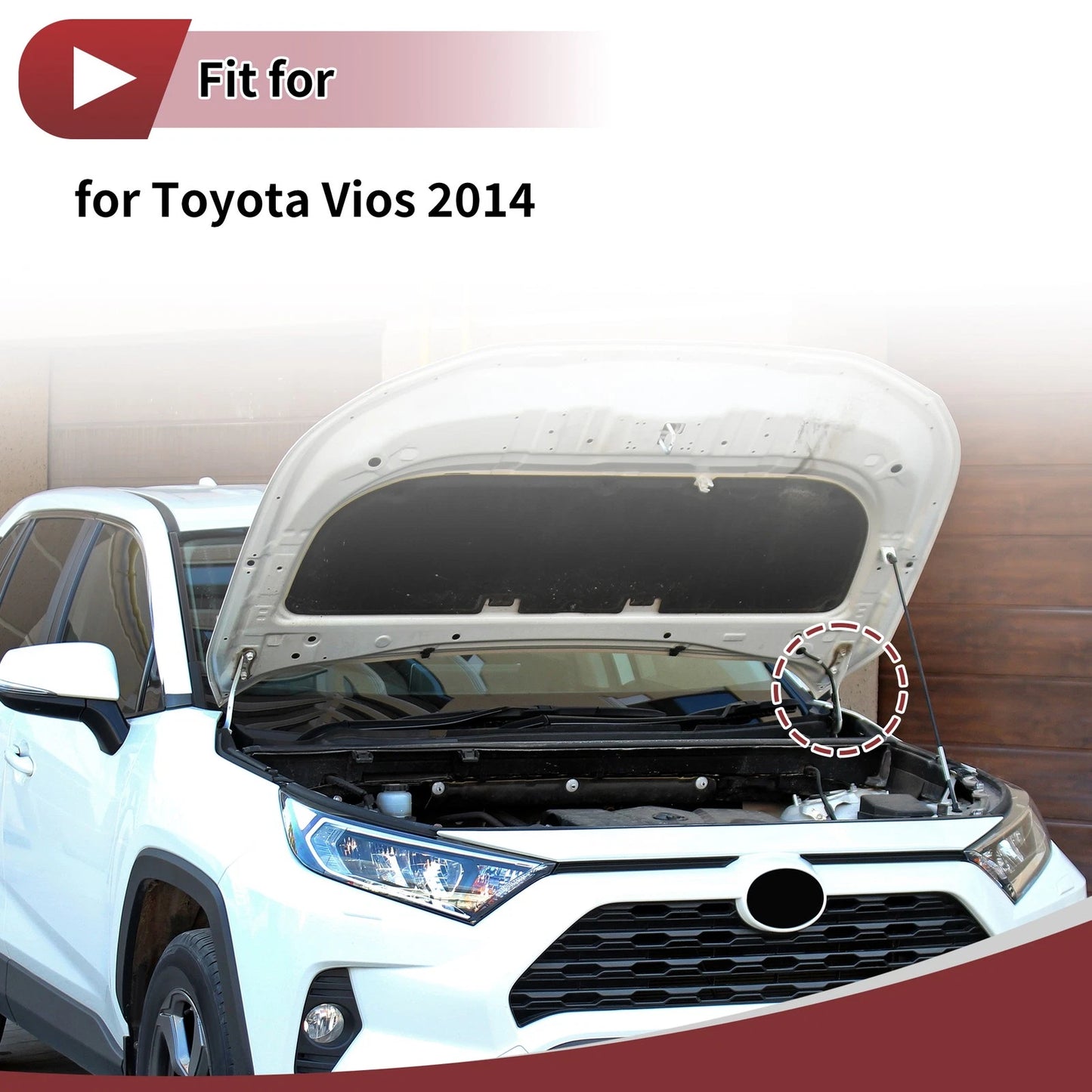 Hood Hinge for Toyota Vios (2014) Left Side