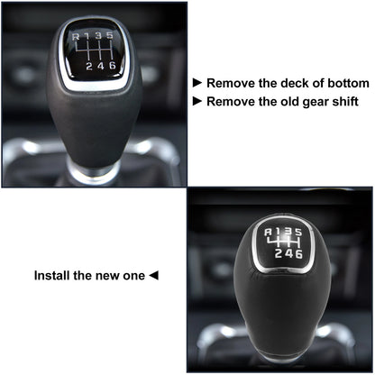 Manual Gear Shift Knob 6 Speed for Kia Rio III (2010–2017), Sportage III (2009–2015)