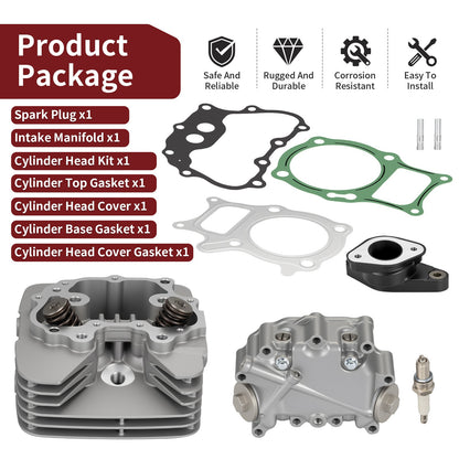 Cylinder Head w/ Cover Kit for Honda Sportrax 250 TRX250EX (2003–2008)