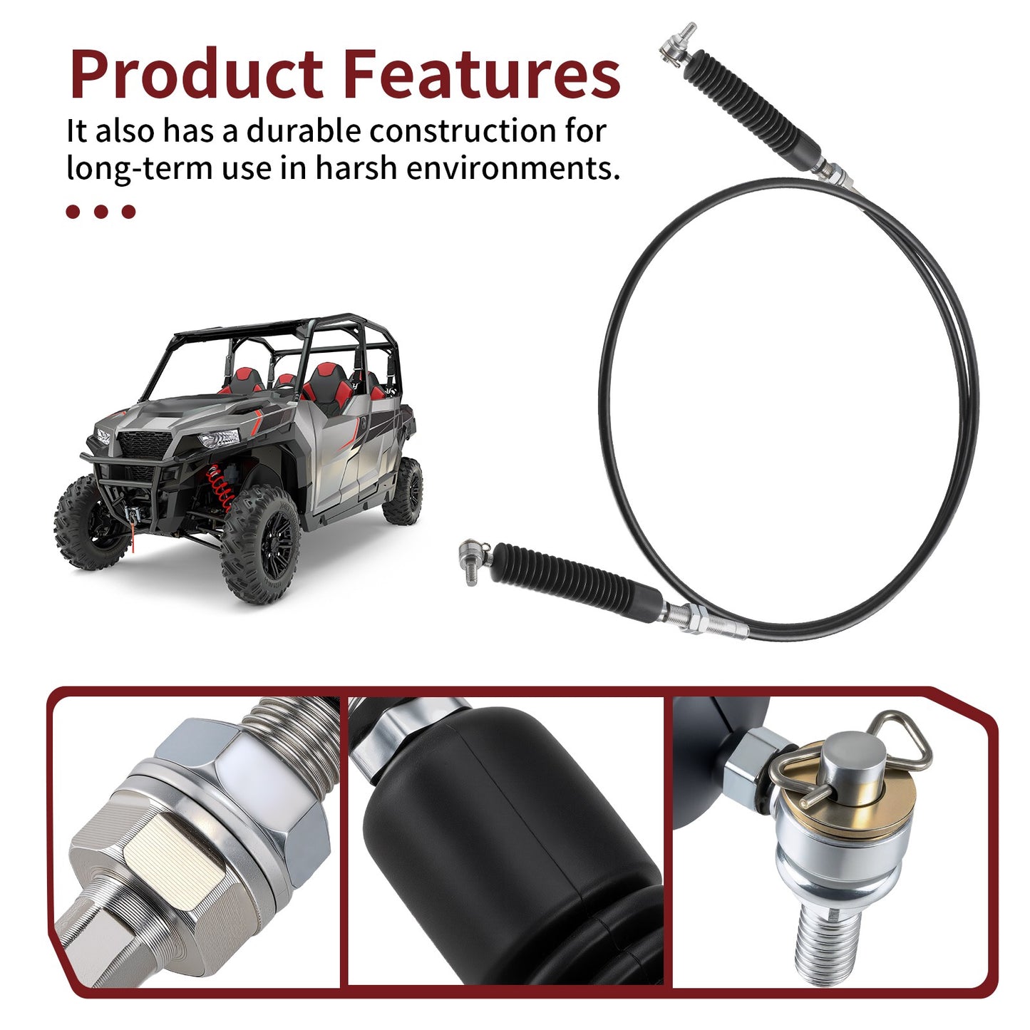 Shift Cable for Polaris General 4 1000 (2017–2024)