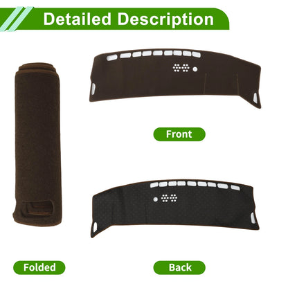 Dashboard Cover for Kia Niro (EV/PHEV/HEV) (2023–2025) Polyester Brown
