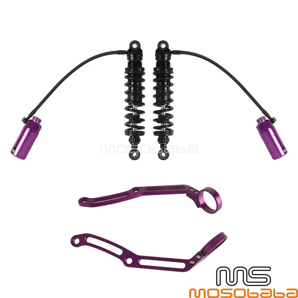 Remote Reservoir Rear Shocks for Harley Touring Electra Glide (2014-2023)