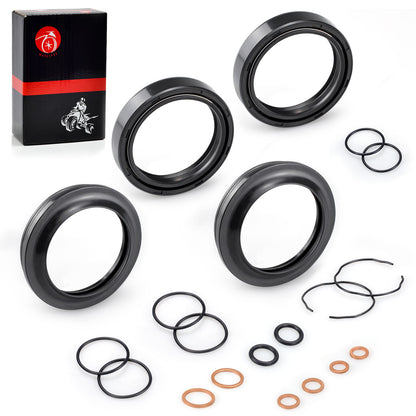 Fork Bushing Dust Oil Seals Kit for Suzuki GSX-R600 GSX-R750 GSF1200 (2001–2008)