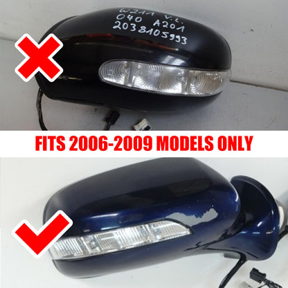 Pair Side Mirror Turn Signal Lights for Mercedes Benz CL CLS S E Class (2003–2010)