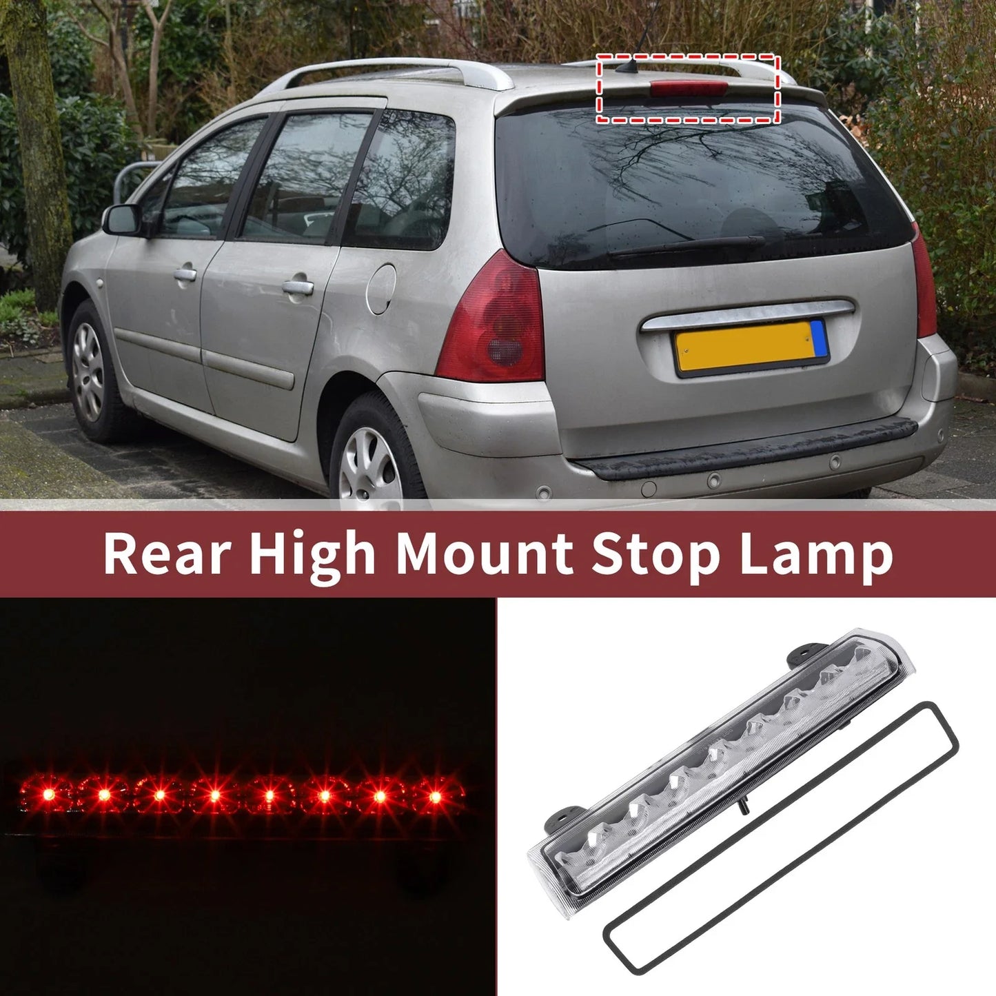 White LED Third Brake Light for Chevrolet Suburban 1500/2500 (2007-2014)