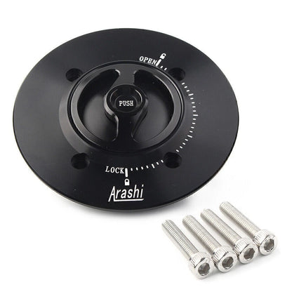 Gas Fuel Cap Tank Cover for Kawasaki Ninja 400 (2018–2021) Black