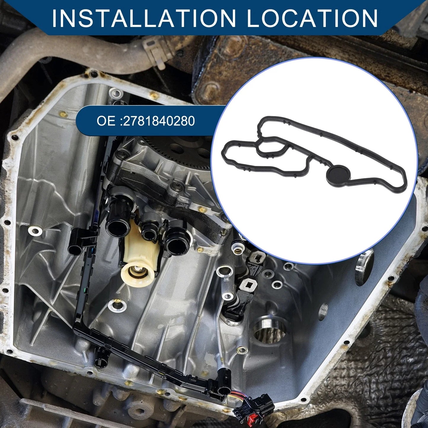 Engine Oil Filter Housing Gasket for Mercedes-Benz E550 (2012-2017)