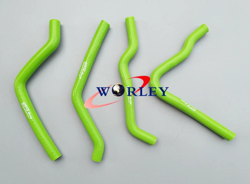 Green Silicone Radiator Hose for Kawasaki KX125 (1990-1993)
