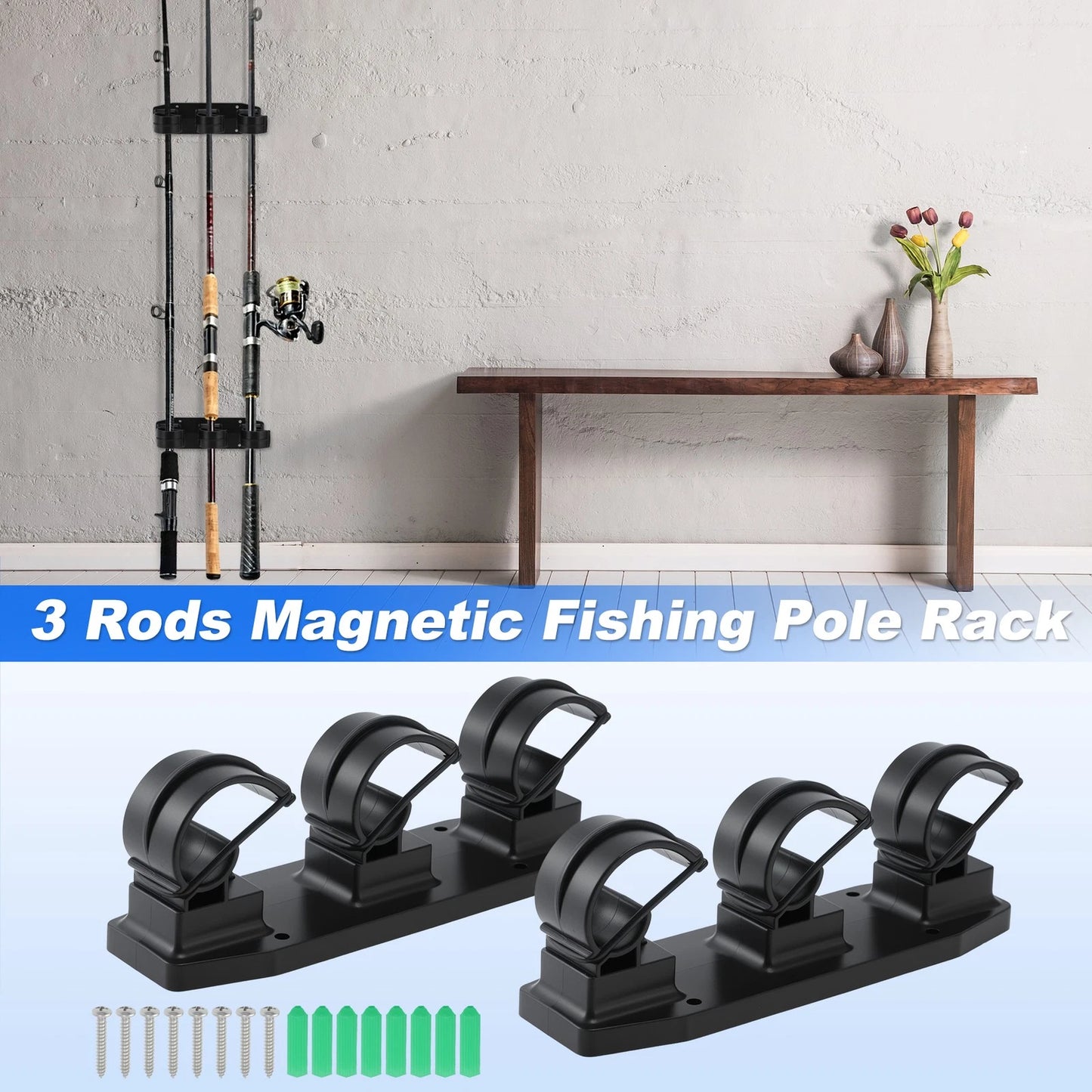 2X Fishing Pole Rack for Universal Use (2010–2023)