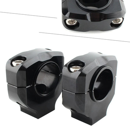 28mm CNC Motorcycle Universal Handlebar Fat Bar Riser Mount Clamp