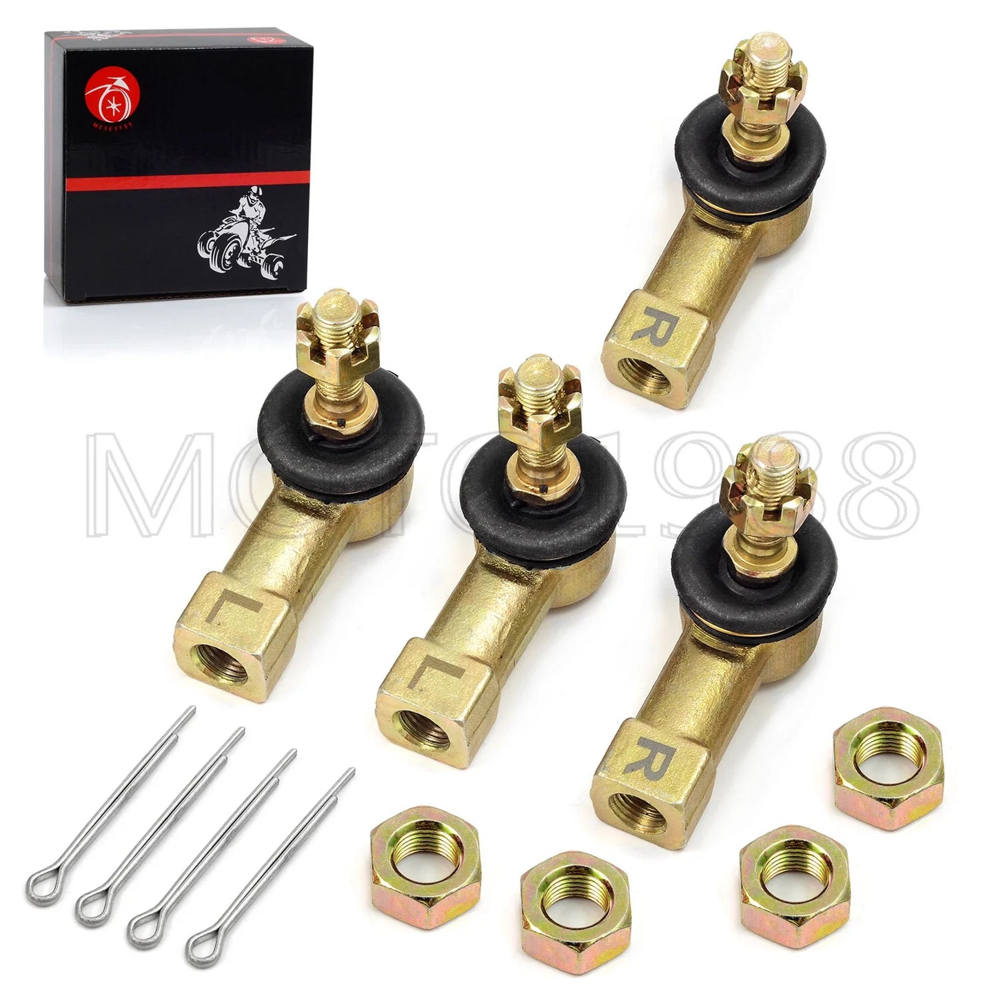 Heavy Duty Chromoly Tie Rod Ends for Honda TRX250R/TRX400EX/TRX450R (1985–2009)