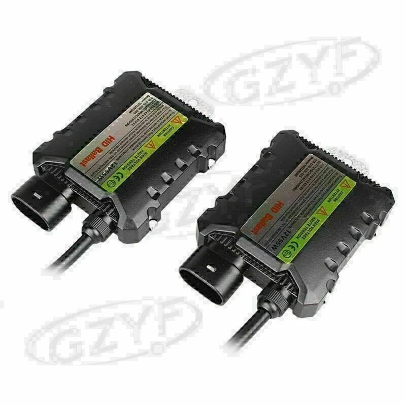 2X 55W Slim HID Xenon Digital Ballast Kit Universal DC12V