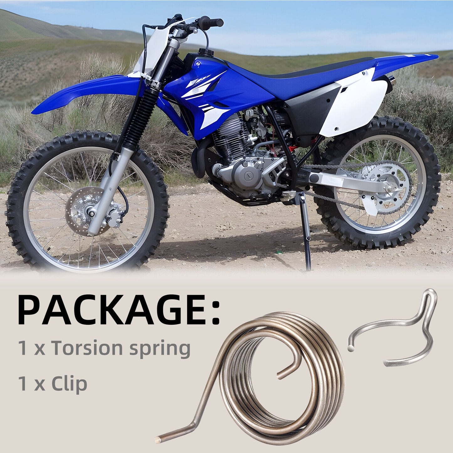 Kick Start Spring with Clip for Honda TTR125LE (2003–2024)