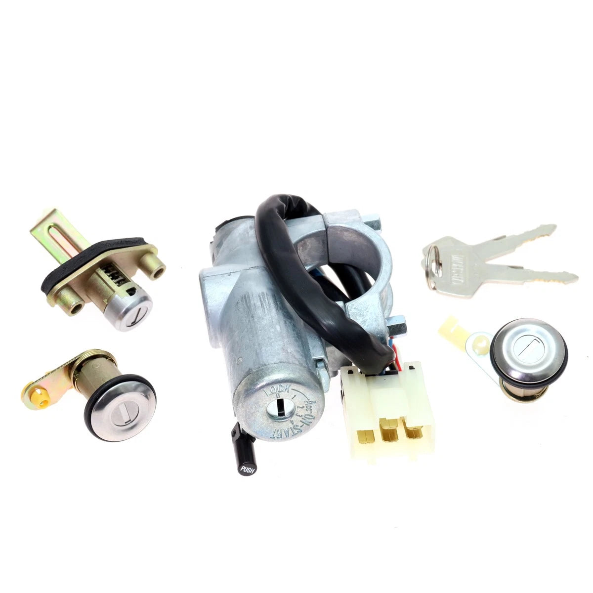 Set of 2 Ignition Switch Door Trunk Locks for Nissan Sentra B13 (1990–1994)