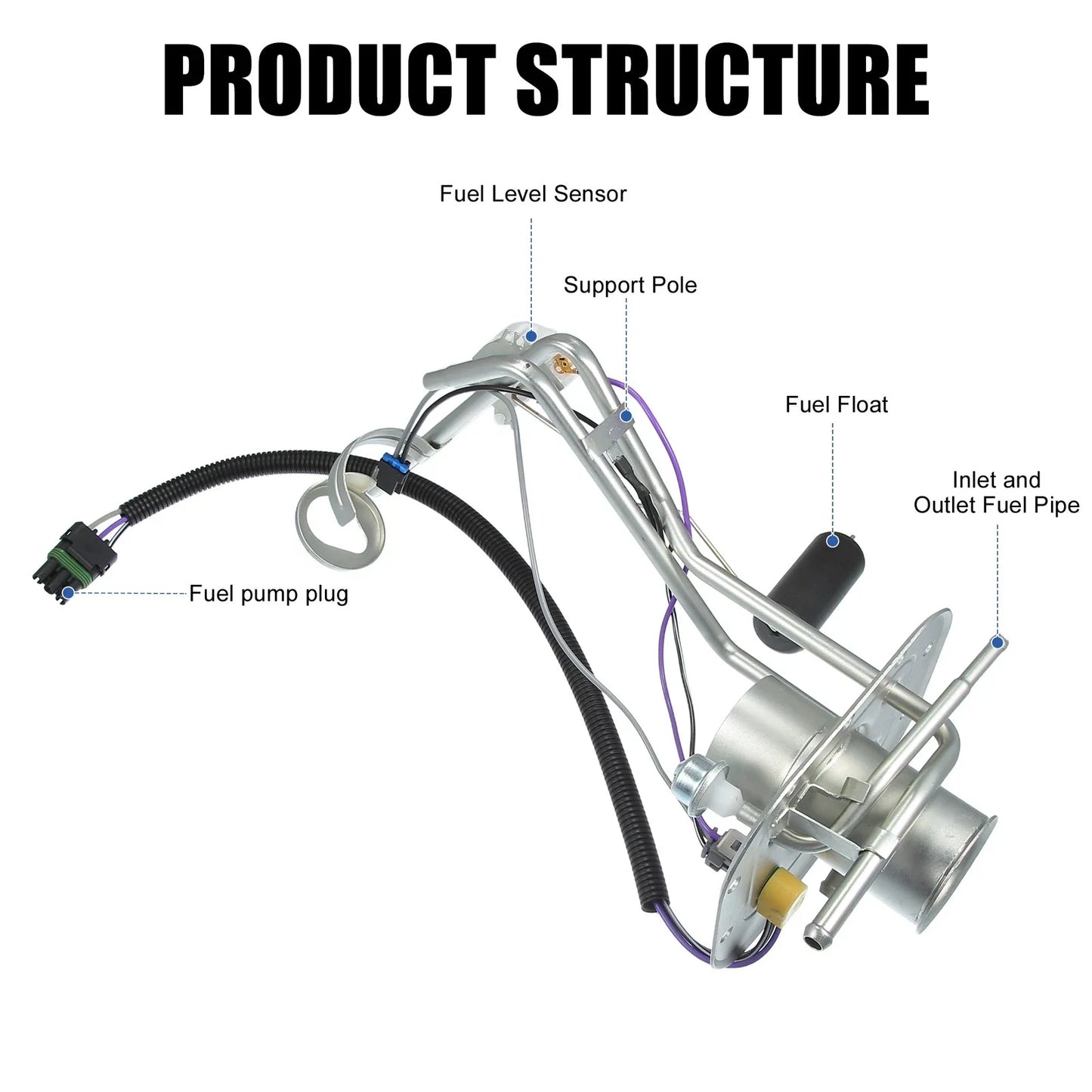 Fuel Pump Sender Unit for Chevy Corvette 5.7L (1988)