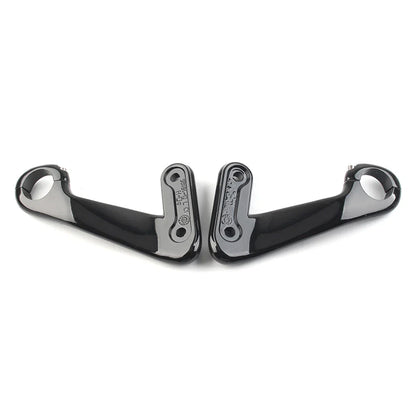 Front Fairing Support Brackets for Harley Road Glide (2010-2013) Black