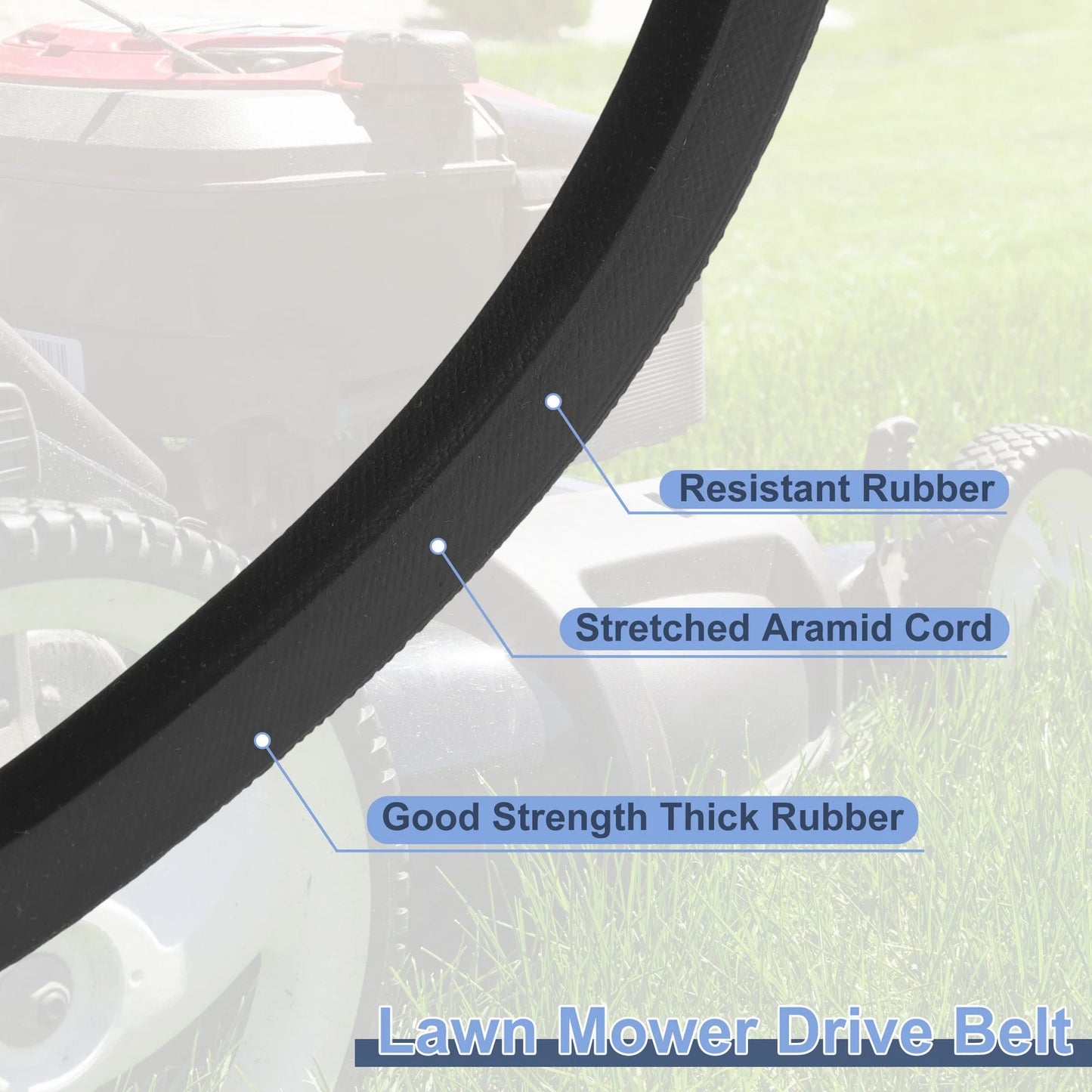 Lawn Mower Deck Belt GX20305 for John Deere L120 (48 Inch Deck)