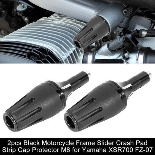 2 x Motorcycle Frame Slider Protector Adapter with M8 Screw for Make Model