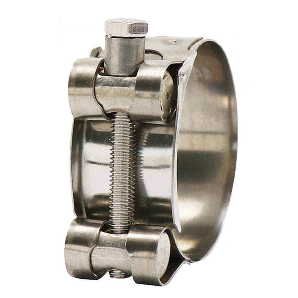52mm-55mm Exhaust Pipe Clamp Stainless Steel for Motorcycle