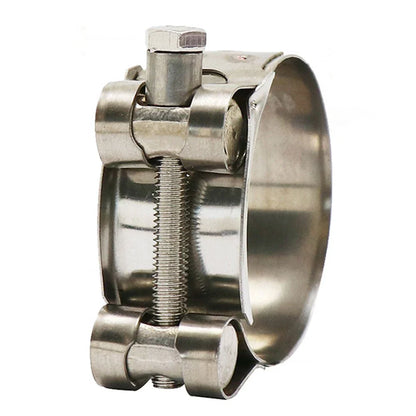 52mm-55mm Exhaust Pipe Clamp Stainless Steel for Motorcycle