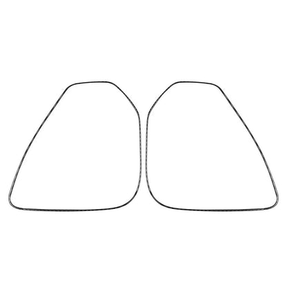 Set of 4 Interior Water Cup Holder Mat Cover Trim for Jeep Wrangler JK (2007–2017)