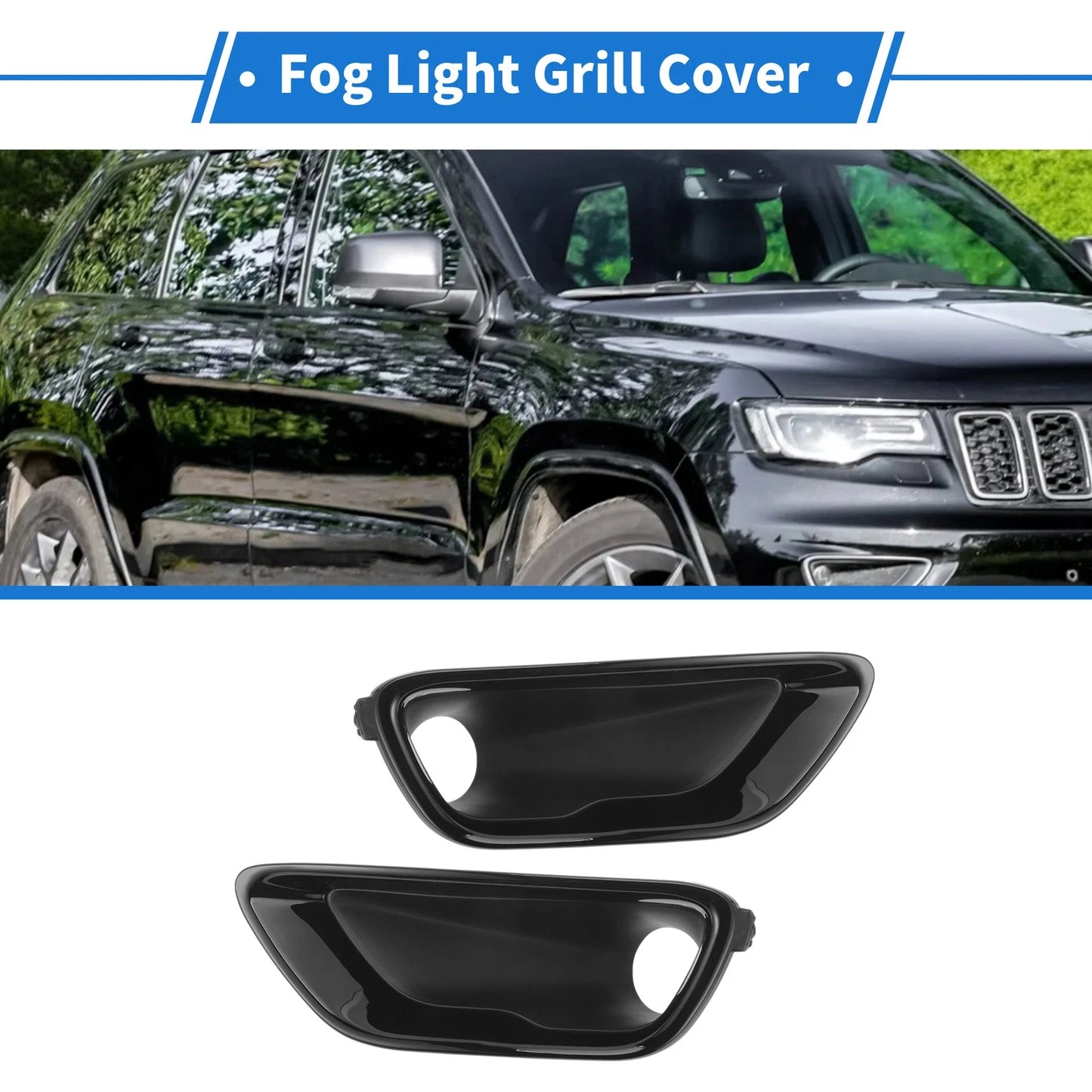 Fog Light Grill for Jeep Grand Cherokee (2016–2021) No. 68261711AA