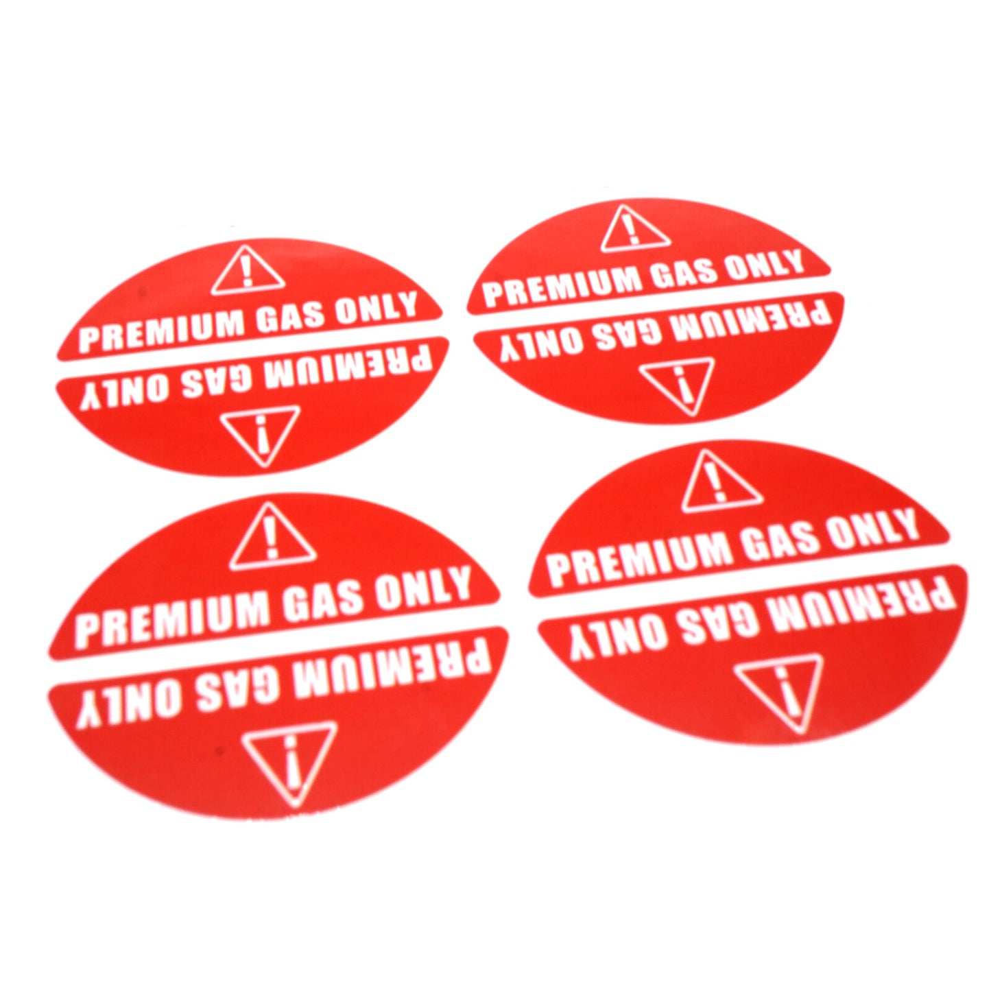 Turbo Gas Only Sticker Decal for Car Truck Ute (0.82" x 2.17")