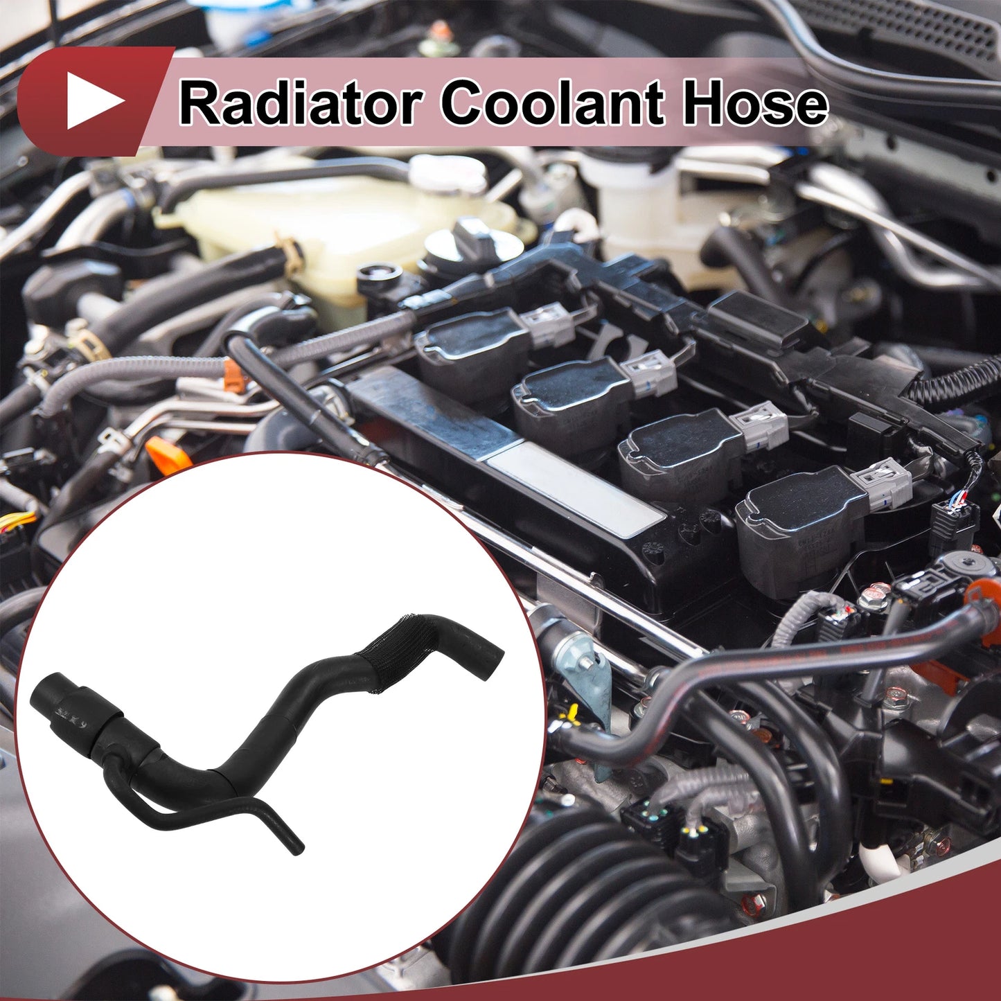 Radiator Coolant Hose for Toyota RAV4 2.5L (2006–2012) No. 16571-28250 Rubber