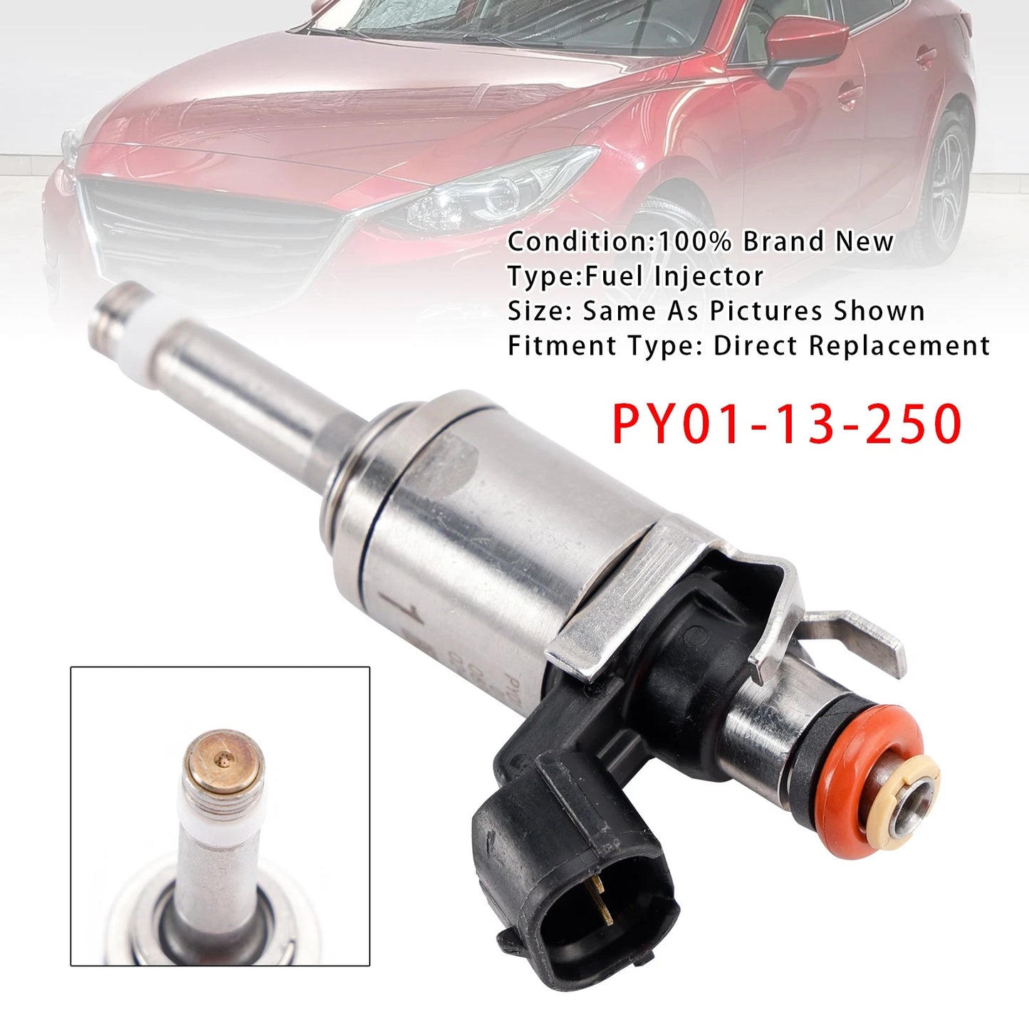 Fuel Injector for Mazda 3 6 CX-5 CX-9 (2014–2025) 2.5L PY01-13-250