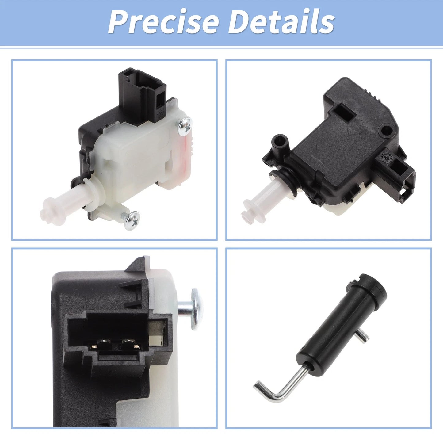 Fuel Filler Flap Door Latch Lock Actuator Motor for Skoda Rapid (2013–2017)