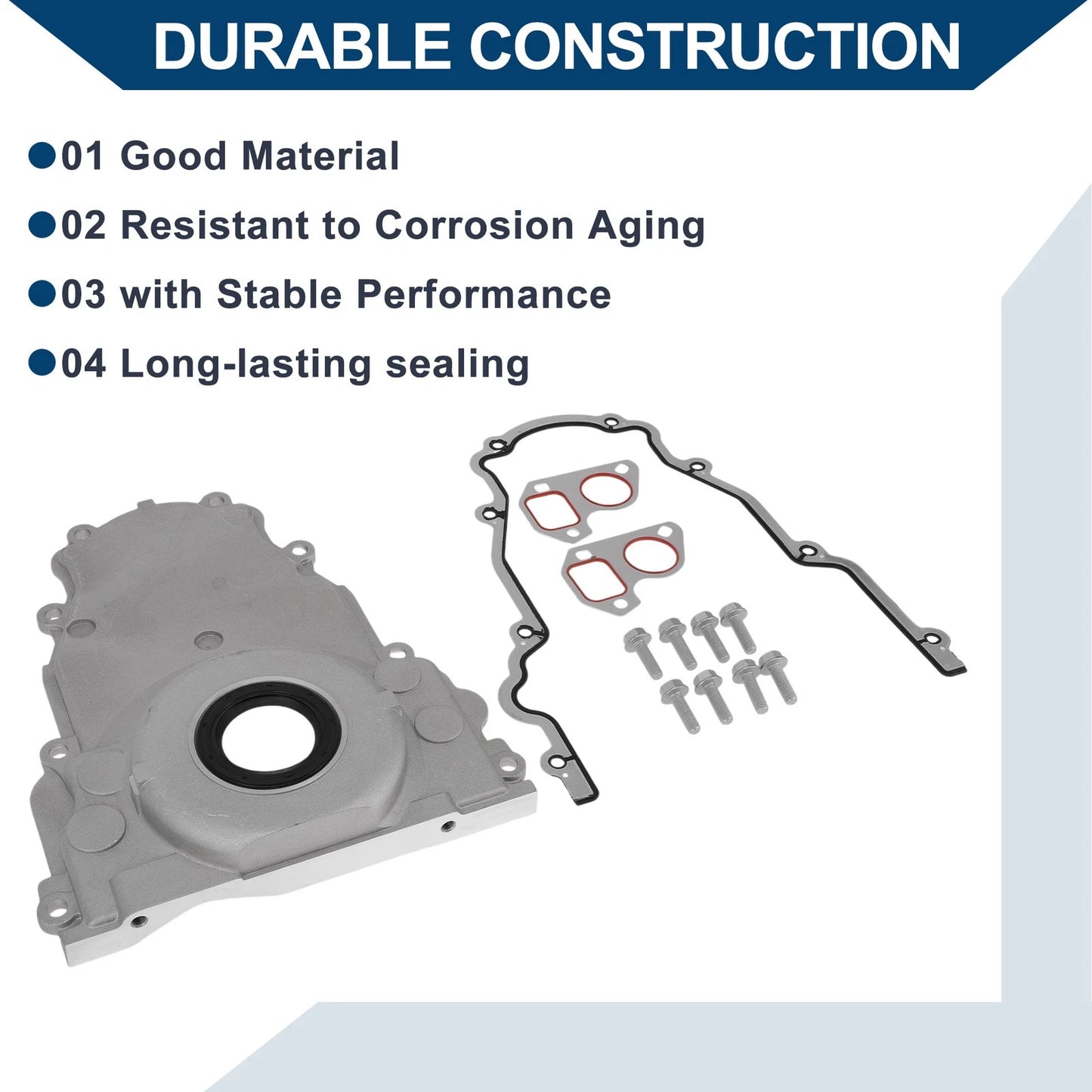 Engine Timing Cover Gasket Set for 4.8L (2000–2006)