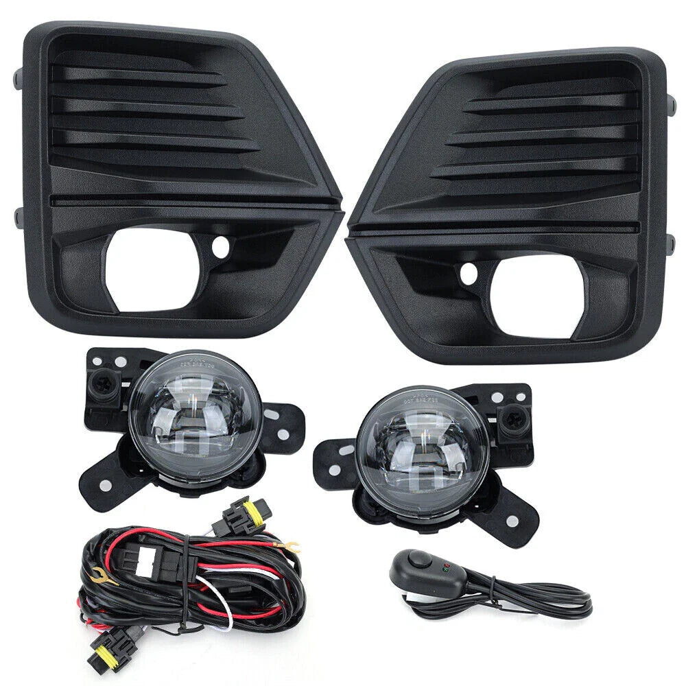 LED Fog Lamps & Covers for 23-24 Chevy Colorado Front Bumper (2023-2024)