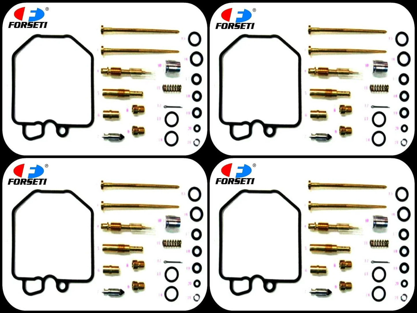 Carburetor Repair Kit for Honda CB900F Bol D'Or (1980-1982) - 4 x Parts