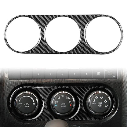 Carbon Fiber Air Conditioning Switch Panel Cover for Dodge Challenger (2008-2014)