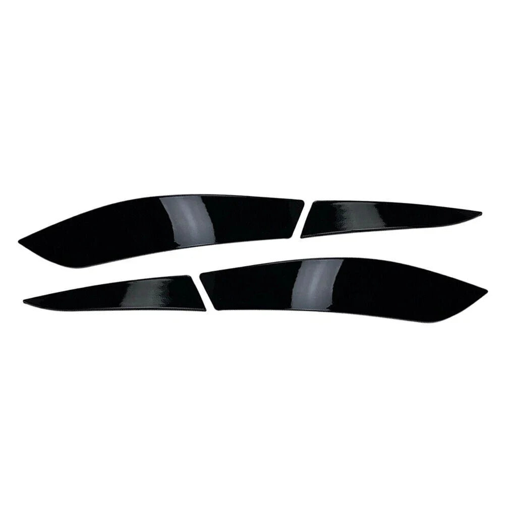 Rear Tail Light Eyebrow Cover Trim for VW Golf 6 MK6 2008-2013 Glossy Black
