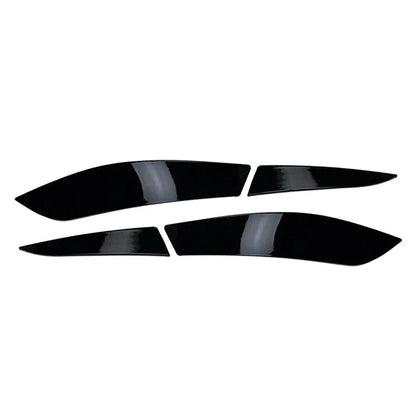 Rear Tail Light Eyebrow Cover Trim for VW Golf 6 MK6 2008-2013 Glossy Black