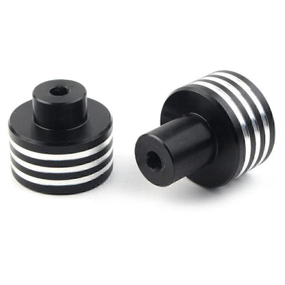 Handle Bar End Plug for Honda Rebel 500 CMX500 300 CMX300 (2017-2019) Black/Silver