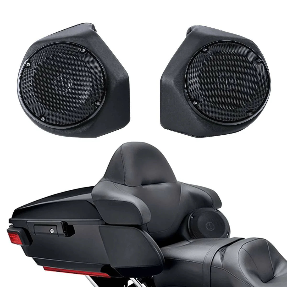 Rear Trunk Speakers 6.5'' for Harley Touring Street Glide (2014-2025)
