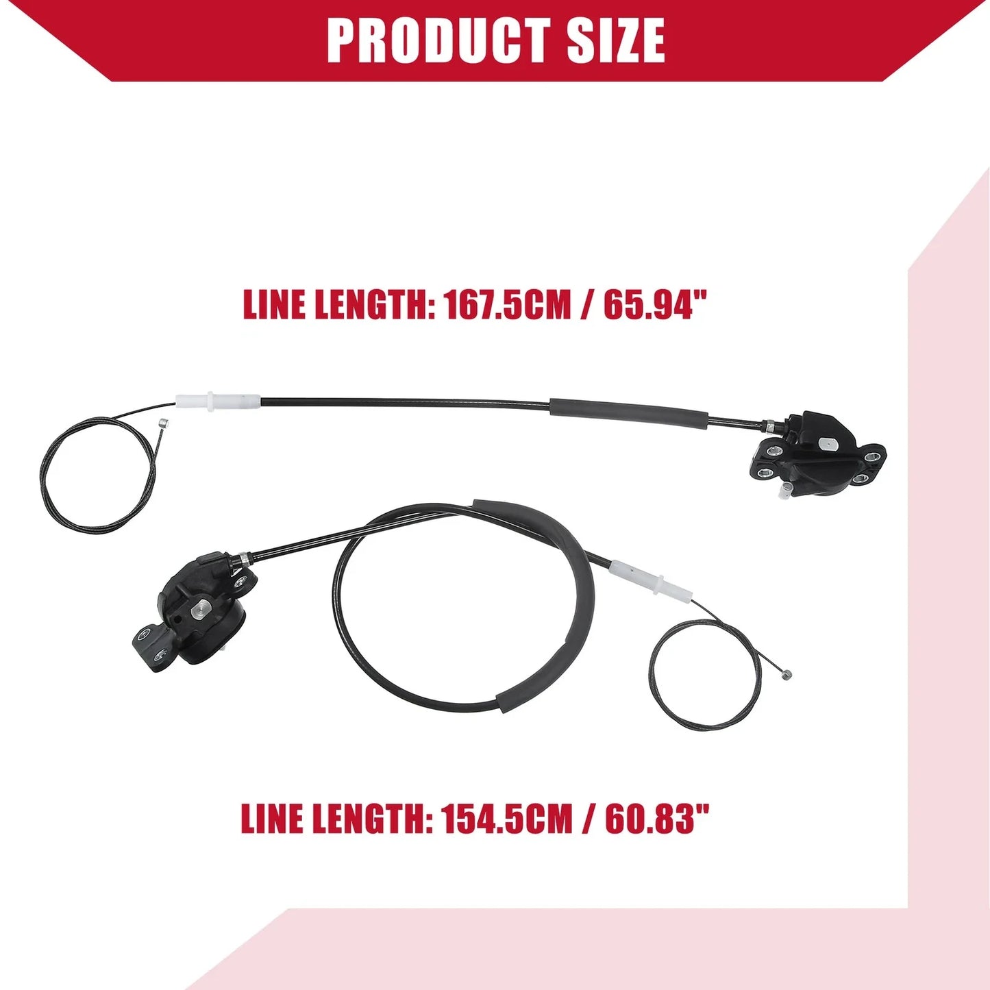 Left Power Sliding Door Cable Set for Honda Odyssey (2005-2010)