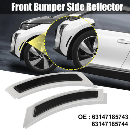Bumper Reflector Smoky Black for BMW 5 Series
