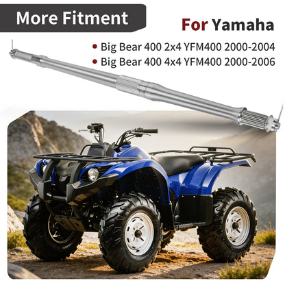 Rear Axle Shaft and Nut for Yamaha Big Bear 400 (2000–2006)