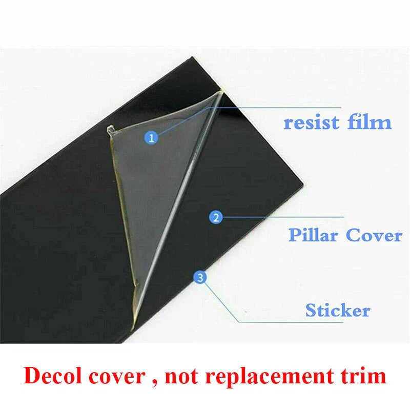 Door Trim Covers / 6pcs Glossy Black for Buick Encore GX (2020–2025)