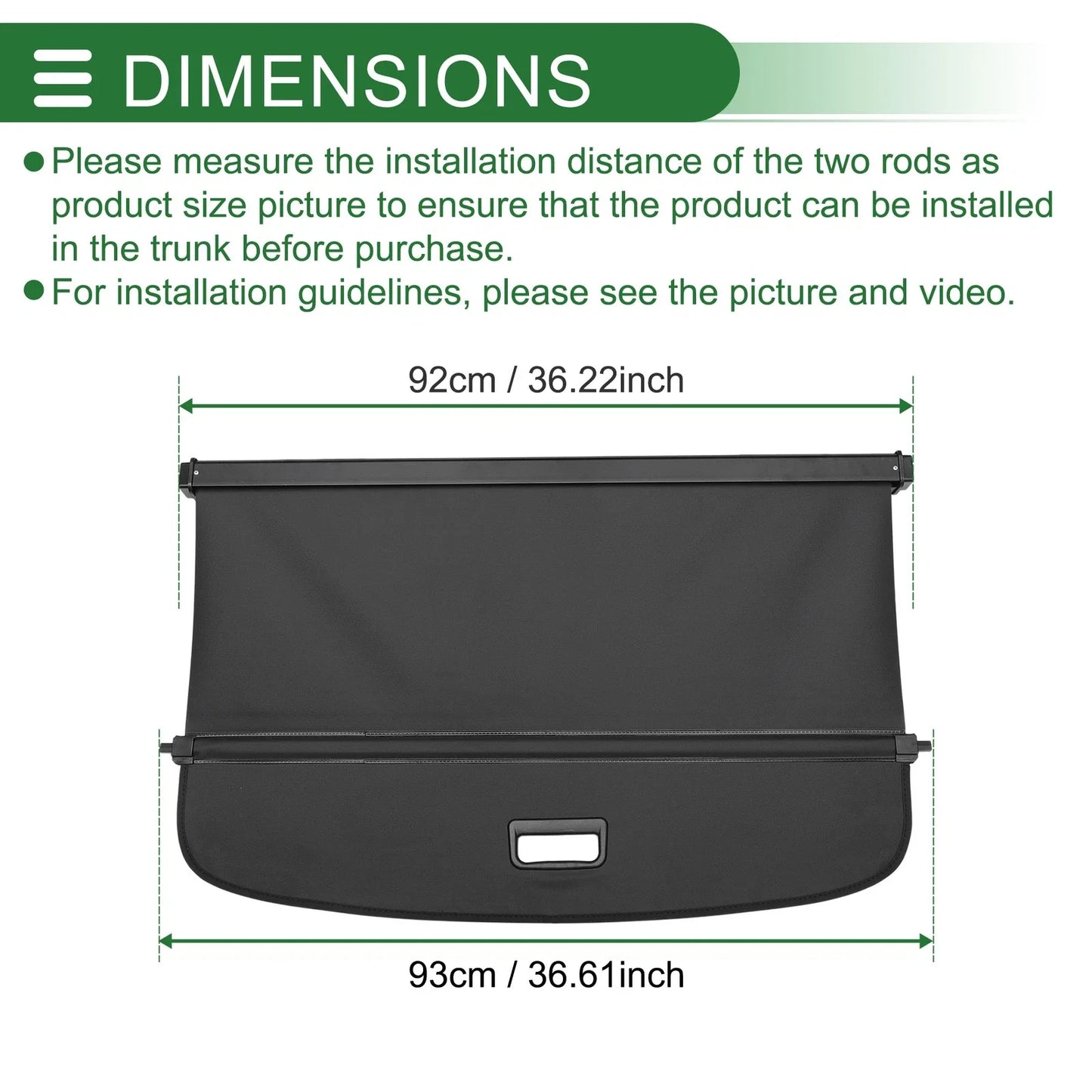 Retractable Cargo Cover for BMW X2 F39 Gloss Black (2018 - 2023)